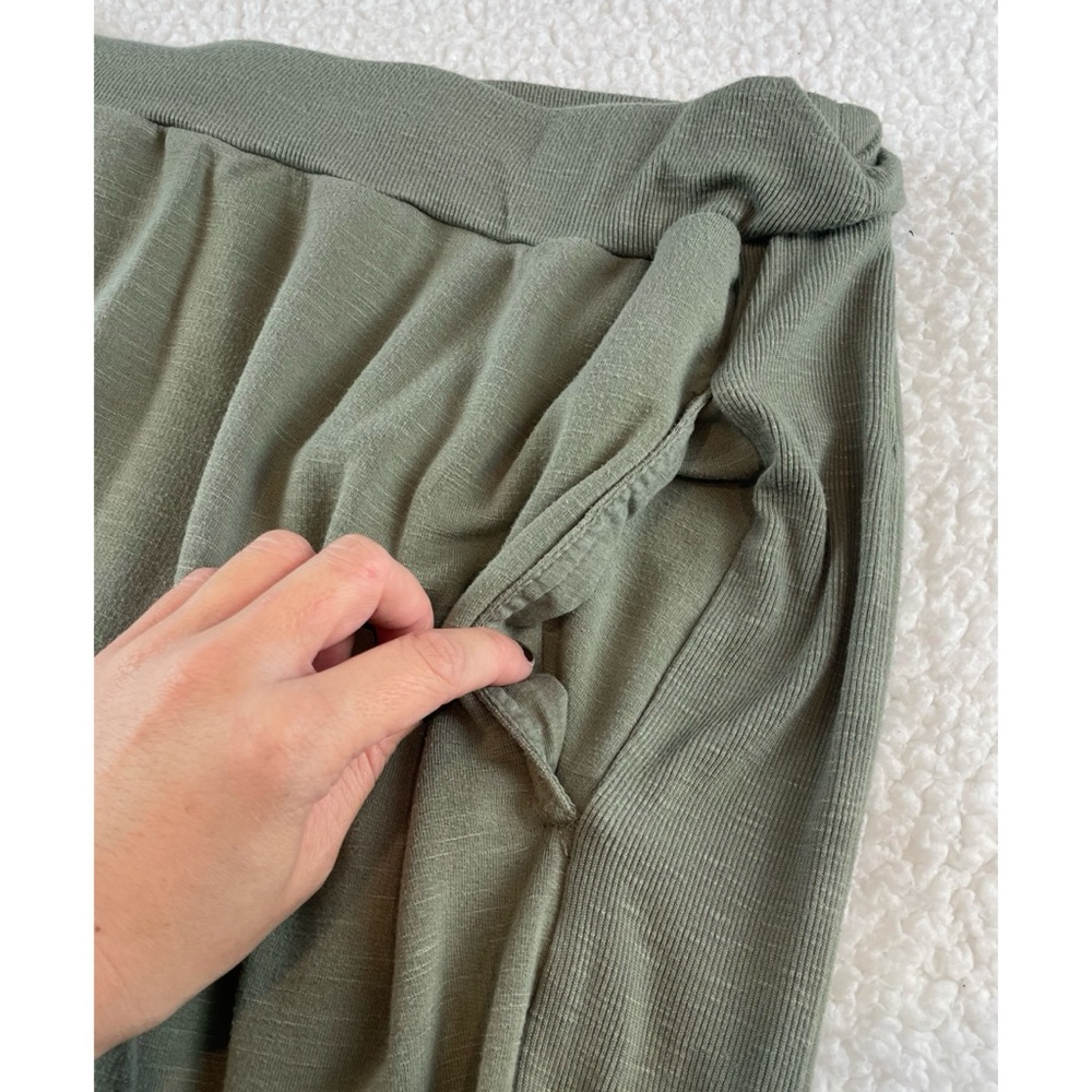 ANTHROPOLOGIE • Daily Practice Olive Green Relaxed Fit Joggers, 3X - Picture 8 of 16